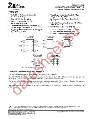 SN74LVC1G19DCKR datasheet  